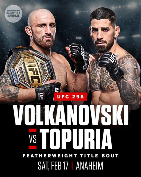 UFC Wedden: UFC 298 Voorbeschouwingen, wedtips beste odds .
